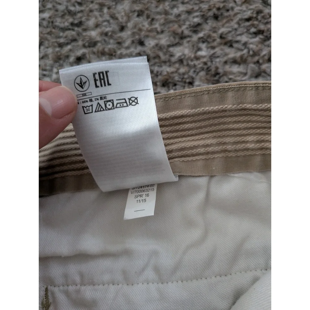 Banana Republic Aiden Fit Chino Pants Men's Khaki‎ 36x32 (36x31)